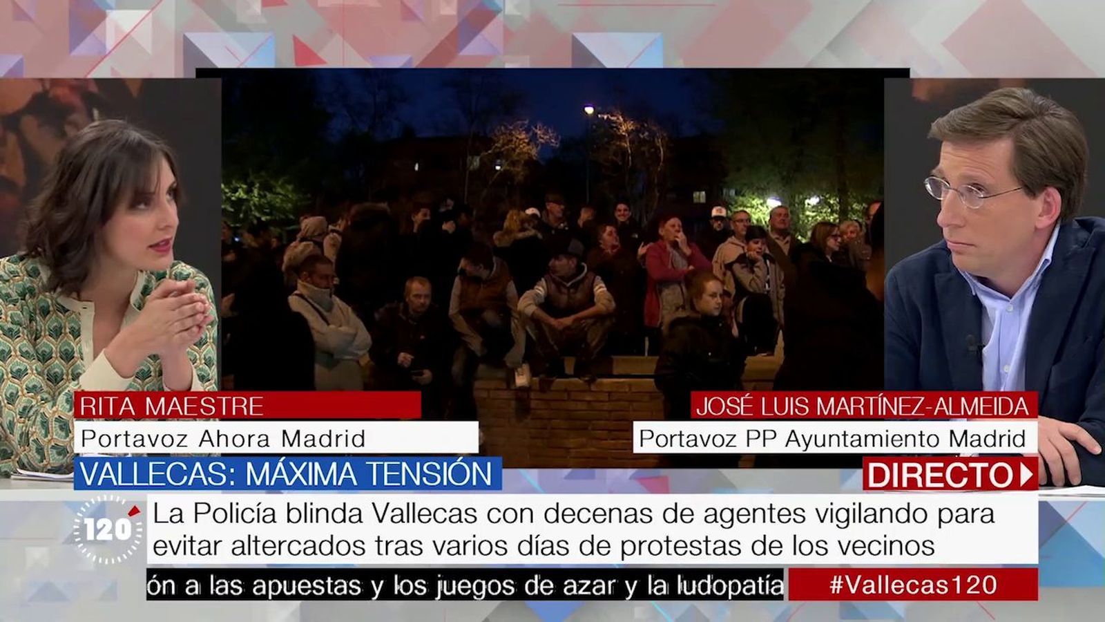 Los portavoces municipales debaten la convivencia en Vallecas tras el muerte de Paco