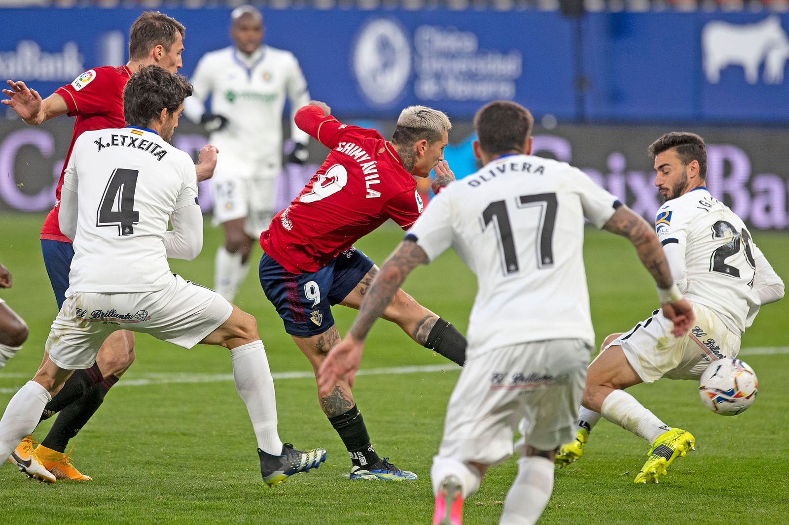 0-0. Osasuna y Getafe empatan en el regreso del Chimy Ávila