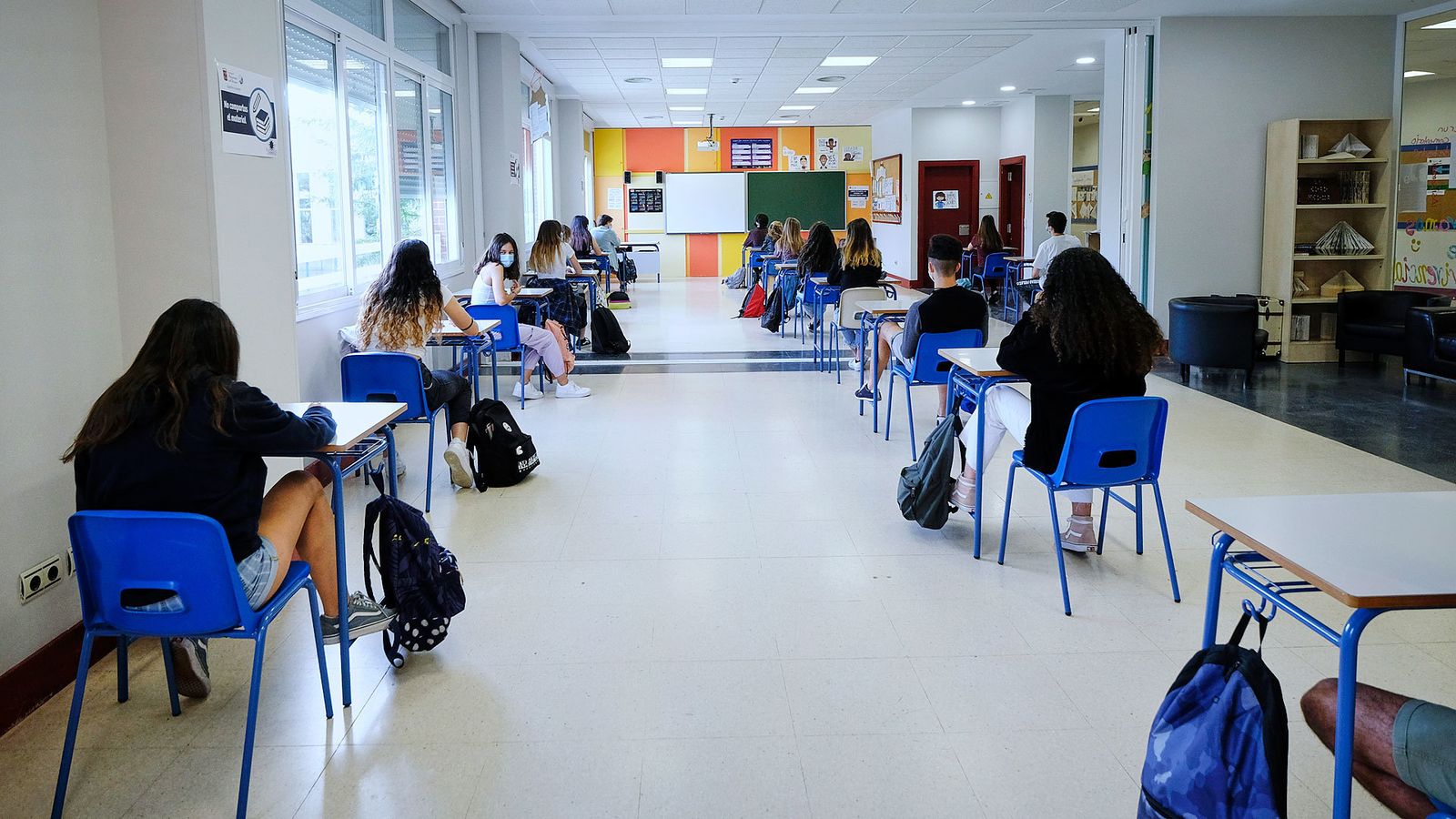 Alumnos de 2º de Bachillerato del Colegio Alameda de Osuna