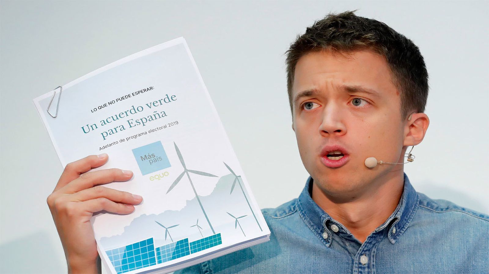 Errejón propone una semana laboral de cuatro días y el voto desde los 16