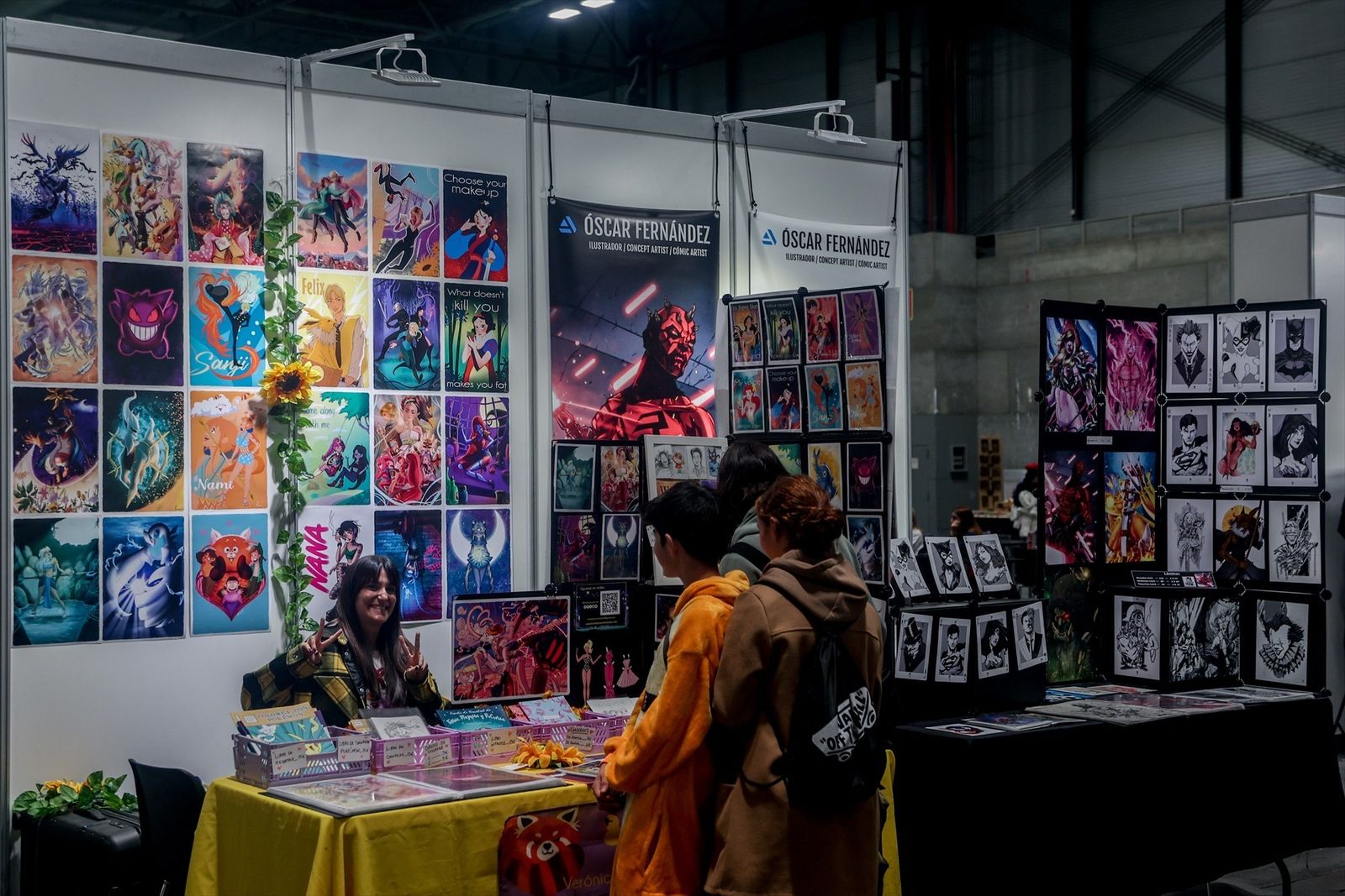 Puesto de comics en el Salón del Cómic en IFEMA 2023