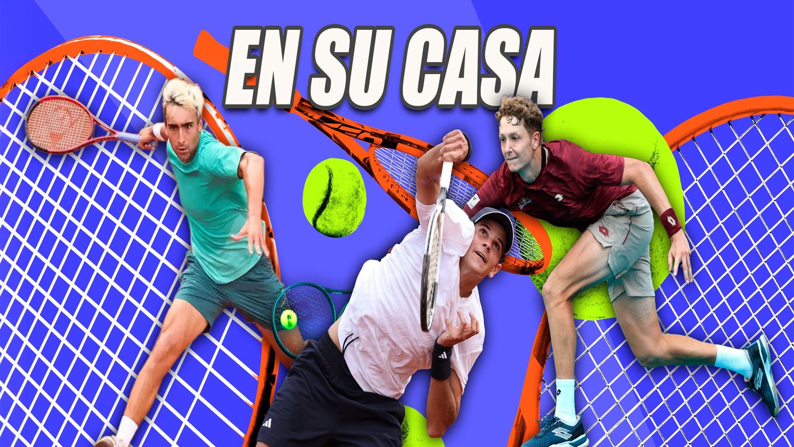 Tres madrileños en el Mutua Madrid Open