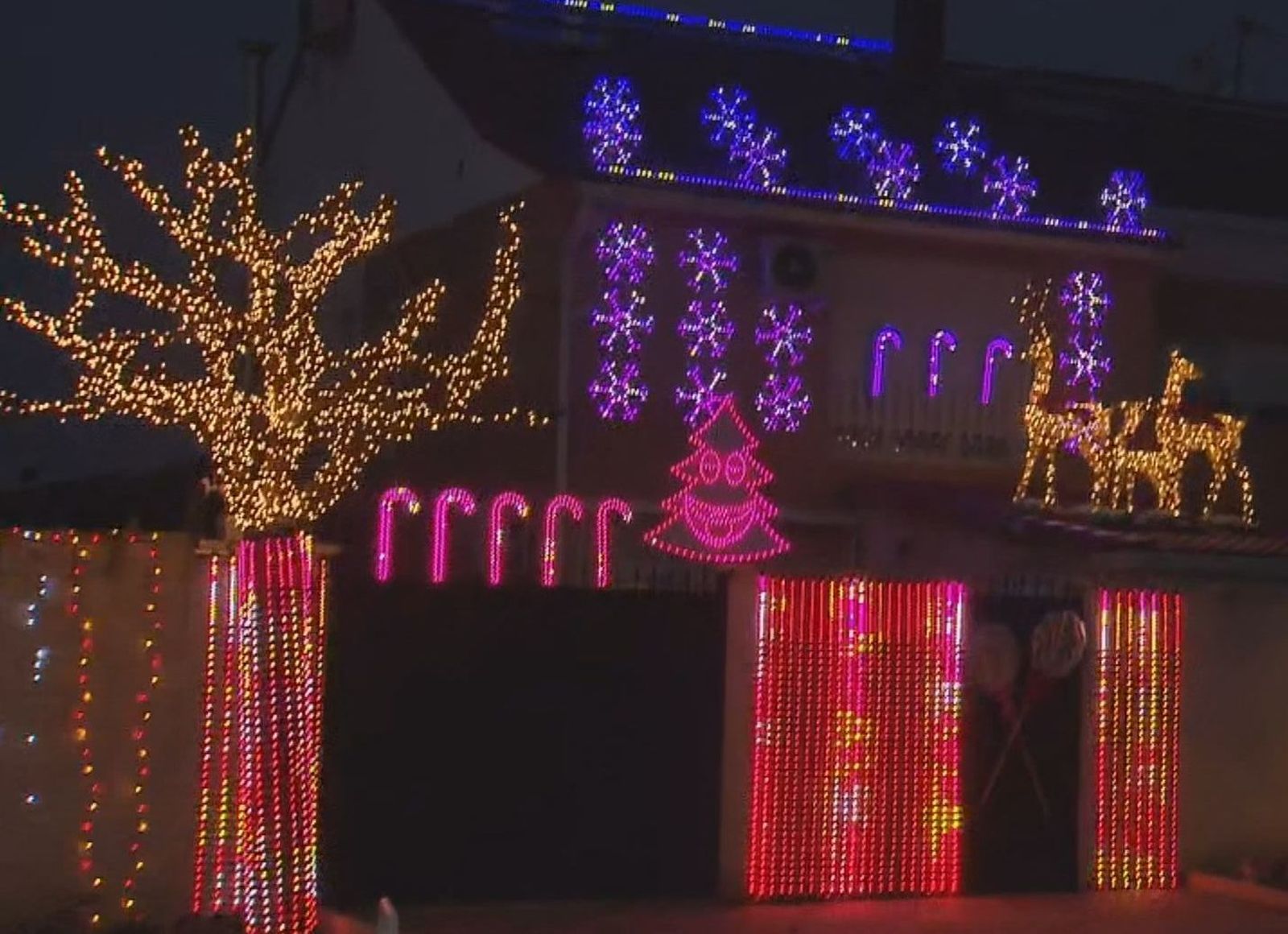 Las casas de cuento de Navidad de Rivas