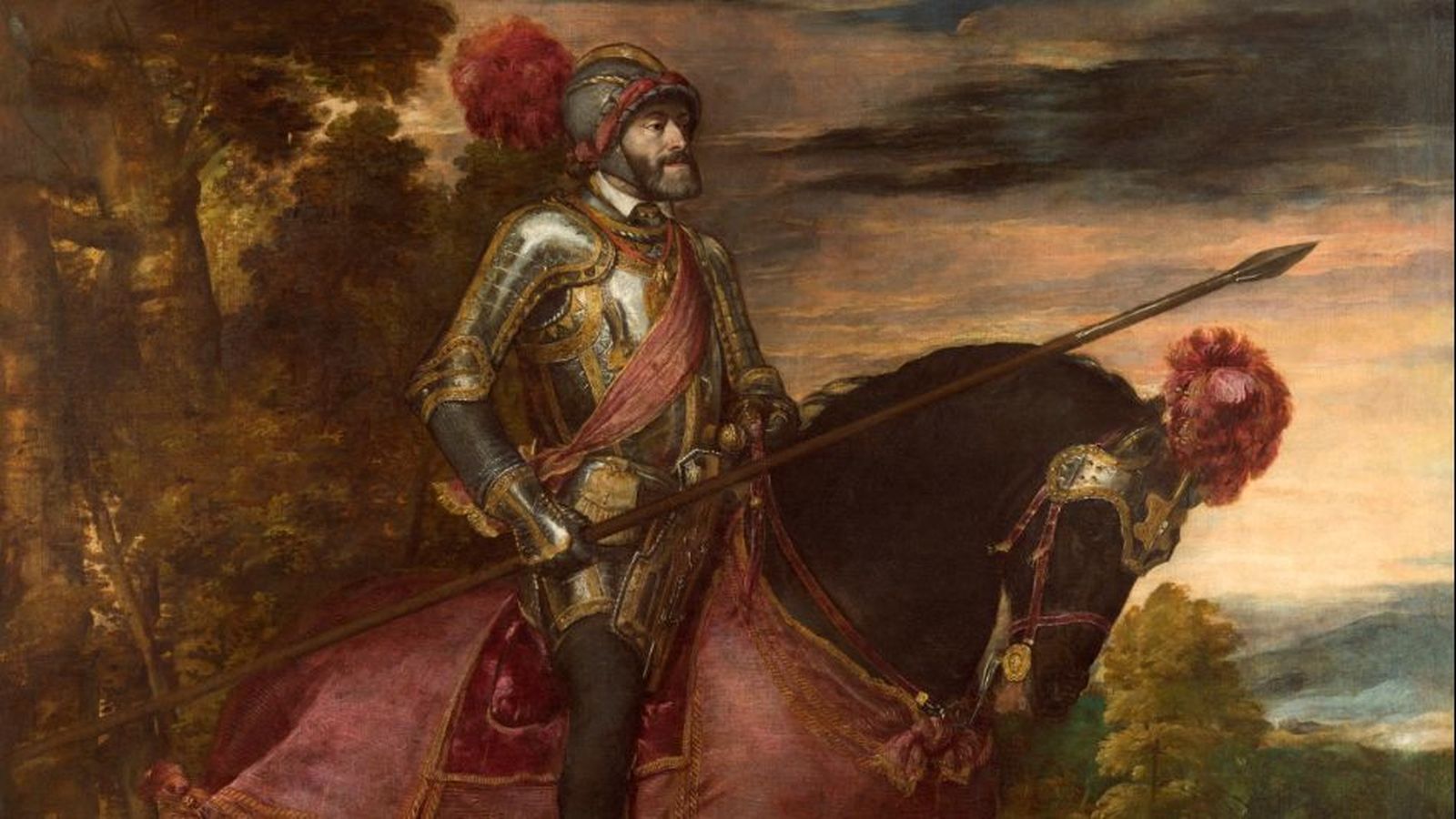 Carlos V en la batalla de Mühlberg, (Vecellio di Gregorio Tiziano, 1548)