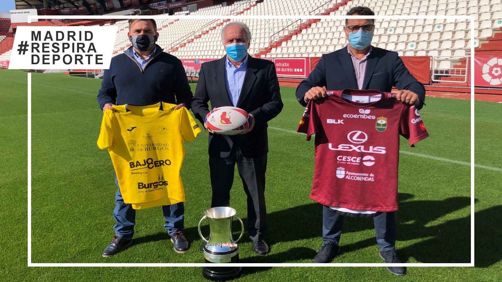 Presentación de la final de la Copa del Rey de rugby
