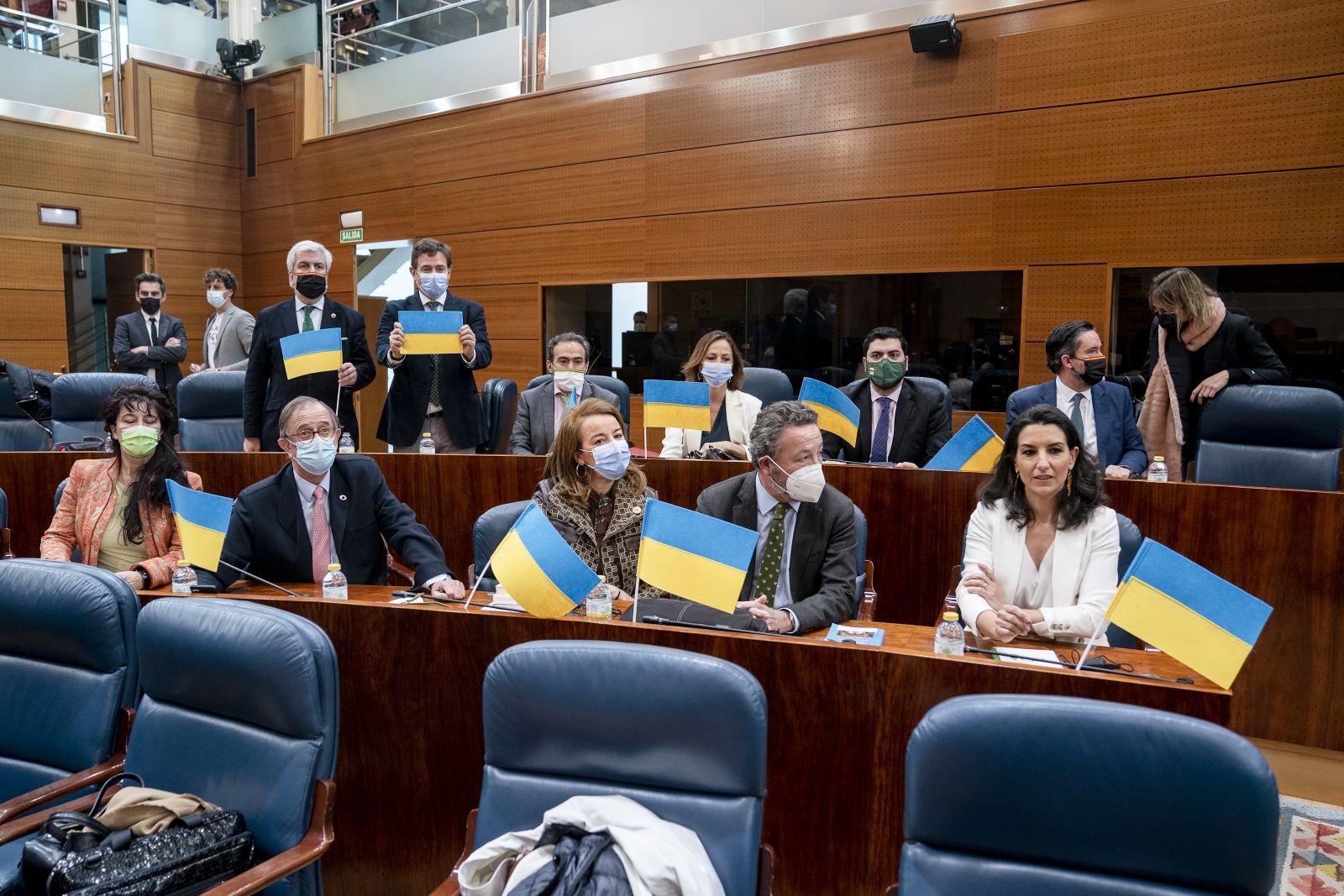 Pleno en la Asamblea de Madrid por Ucrania