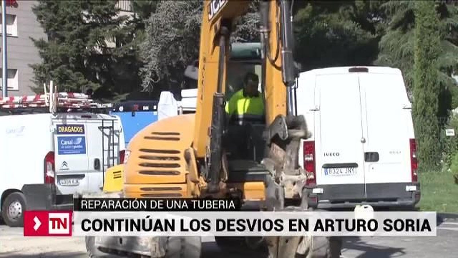 Continúan las obras en Arturo Soria