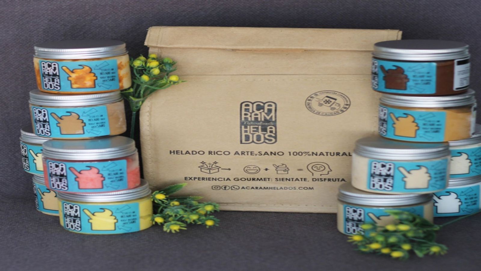 'Acaramhelados', la fábrica de helados gourmet
