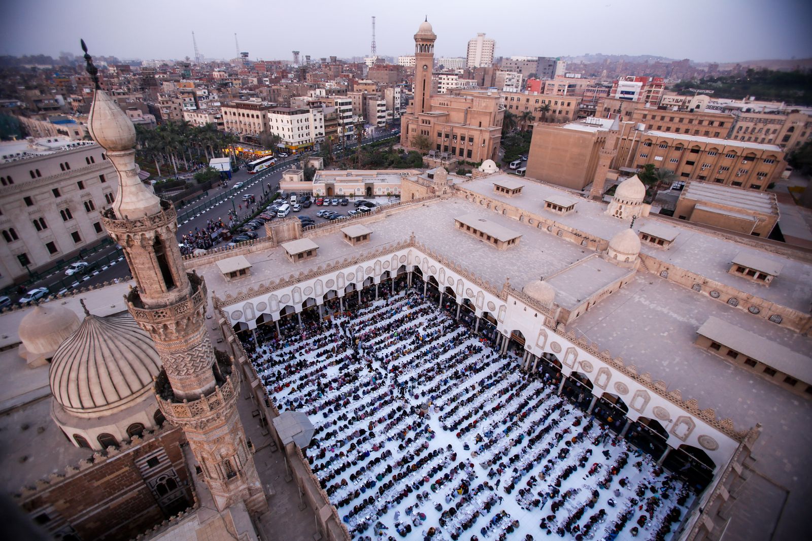 Imagen de una mezquita en El Cairo