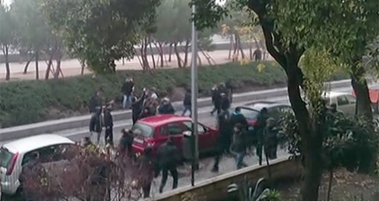 A disposición judicial 15 de los 19 detenidos por la reyerta del Manzanares
