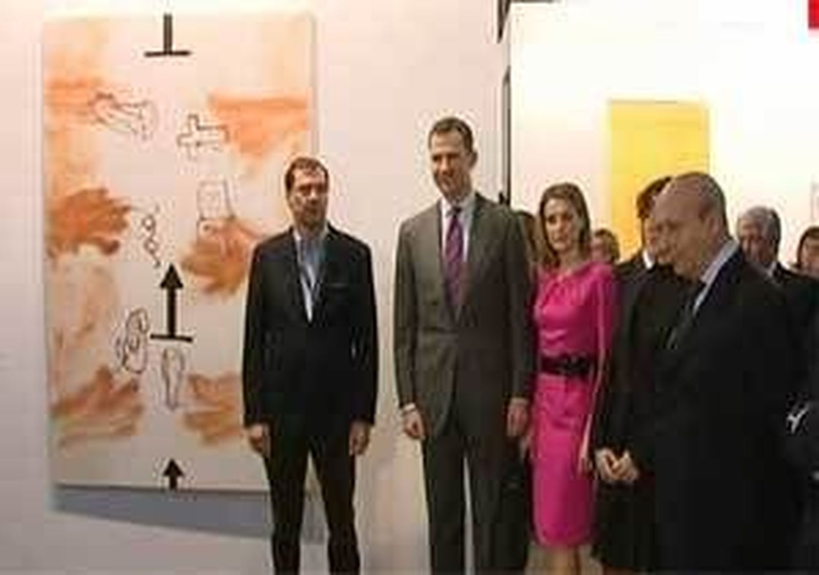 Tàpies, origen y final de la visita de los Príncipes de Asturias a ARCO