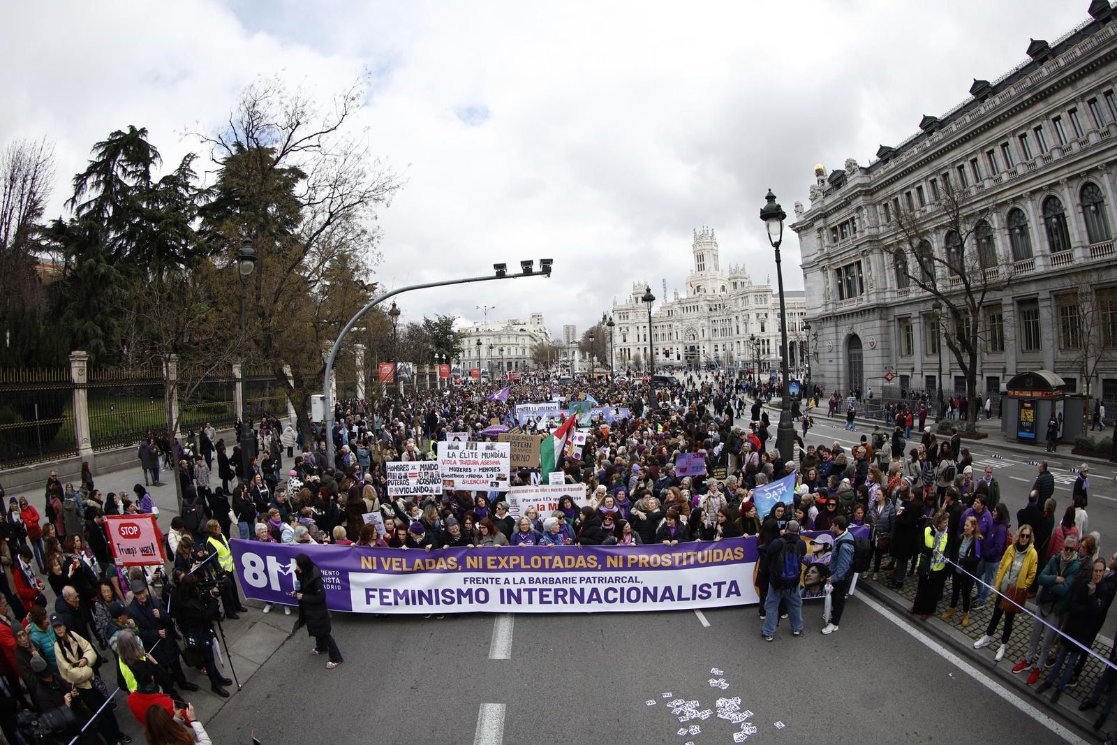 El feminismo vuelve a marchar dividido en Madrid el Día de la Mujer