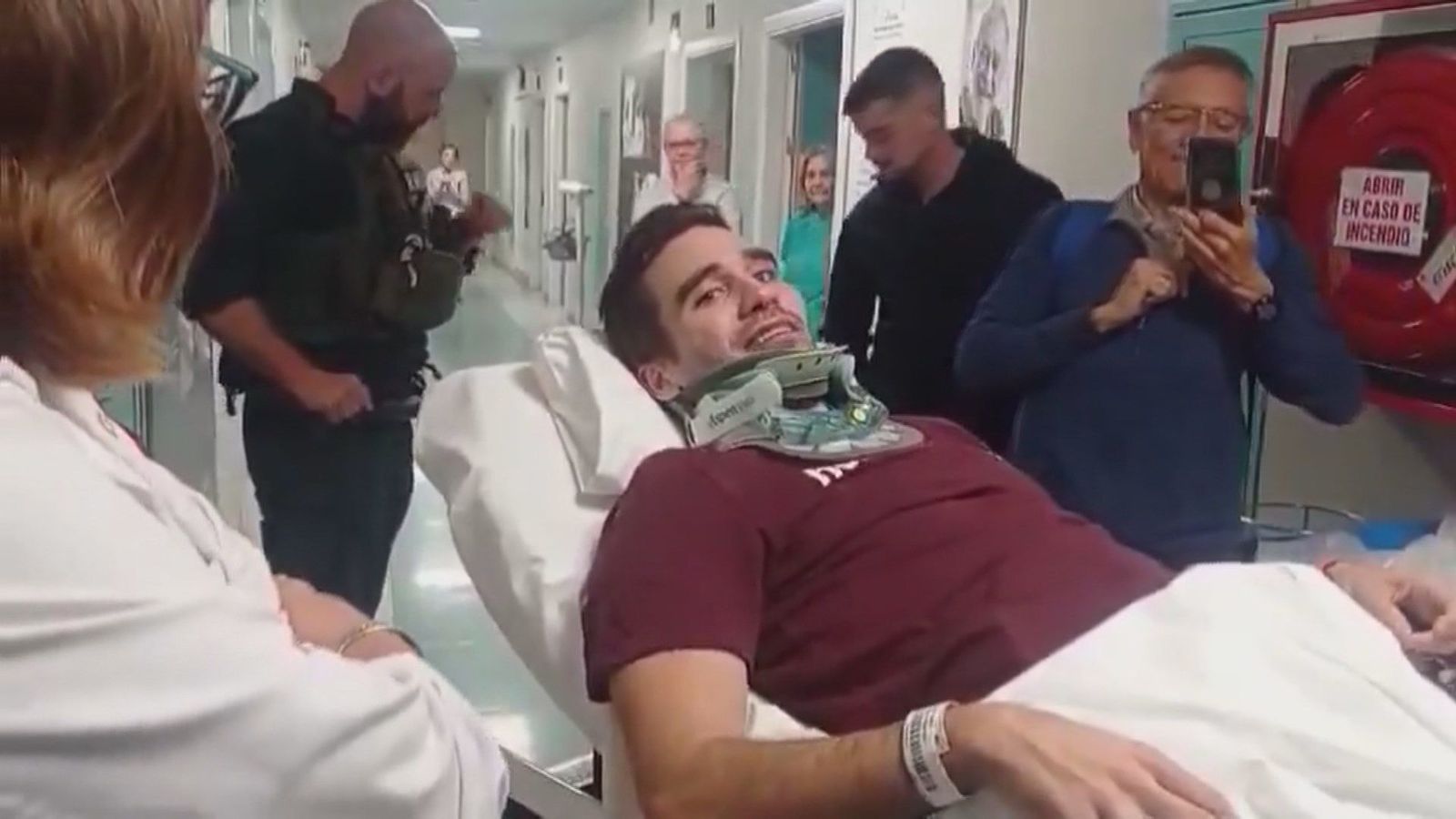 'Farru' recibe el alta, pero no volverá a caminar, tras el accidente del camión que arrolló a un control de Guardia Civil en Sevilla