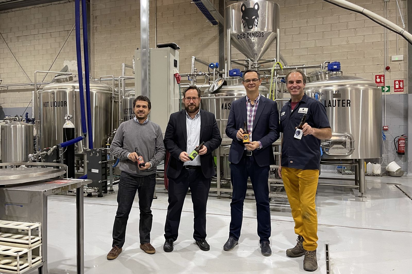 Inauguración de la fábrica de cerveza de Paracuellos