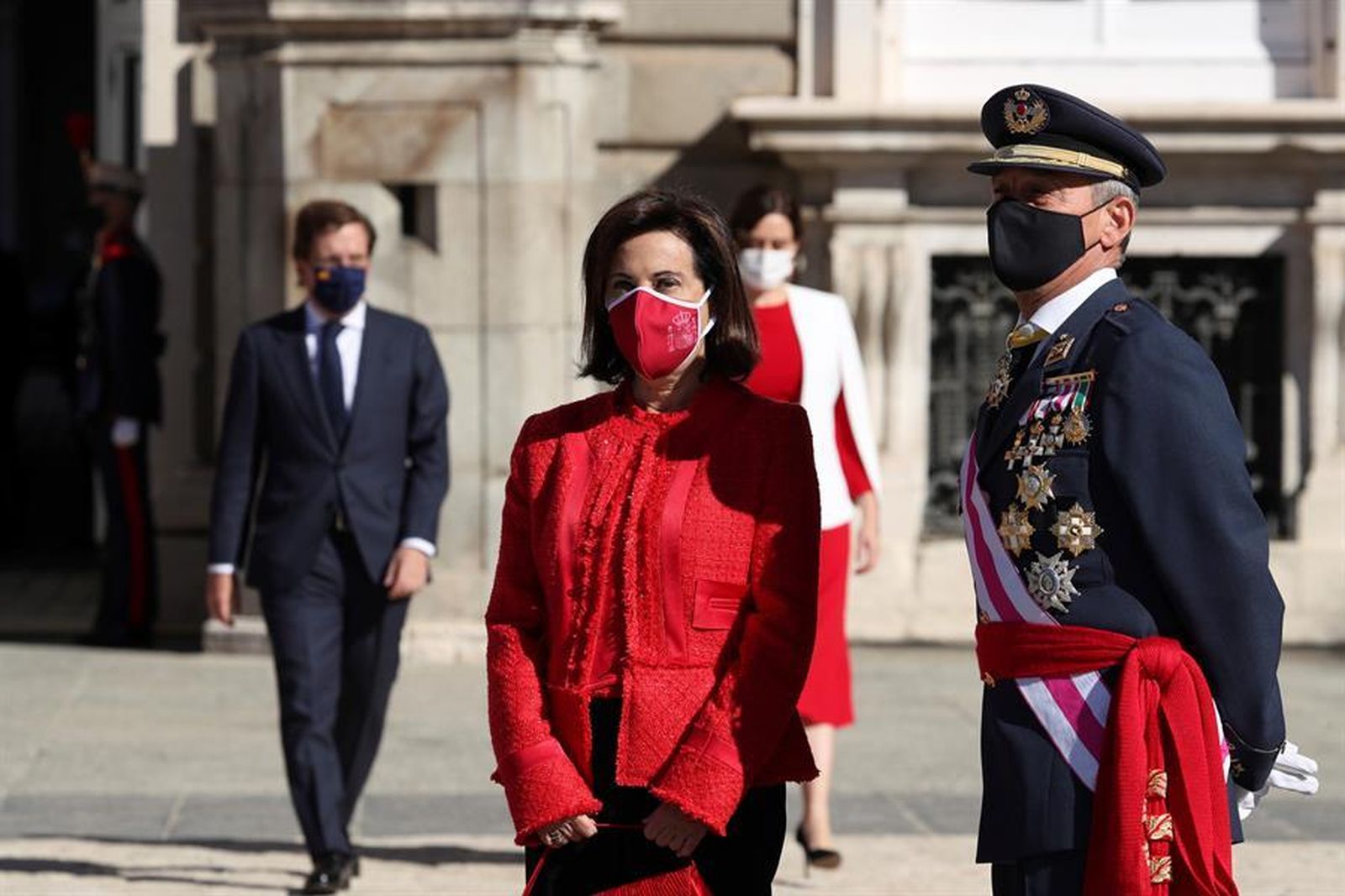 Margarita Robles, en el Día de la Fiesta Nacional