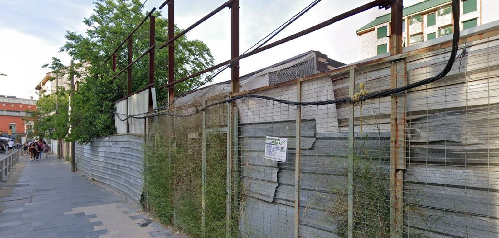 Entorno de la Calle Real de Parla en el que se construirá el nuevo parque