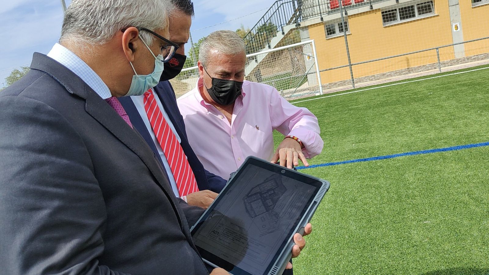 Carlos Izquierdo, en Cobeña