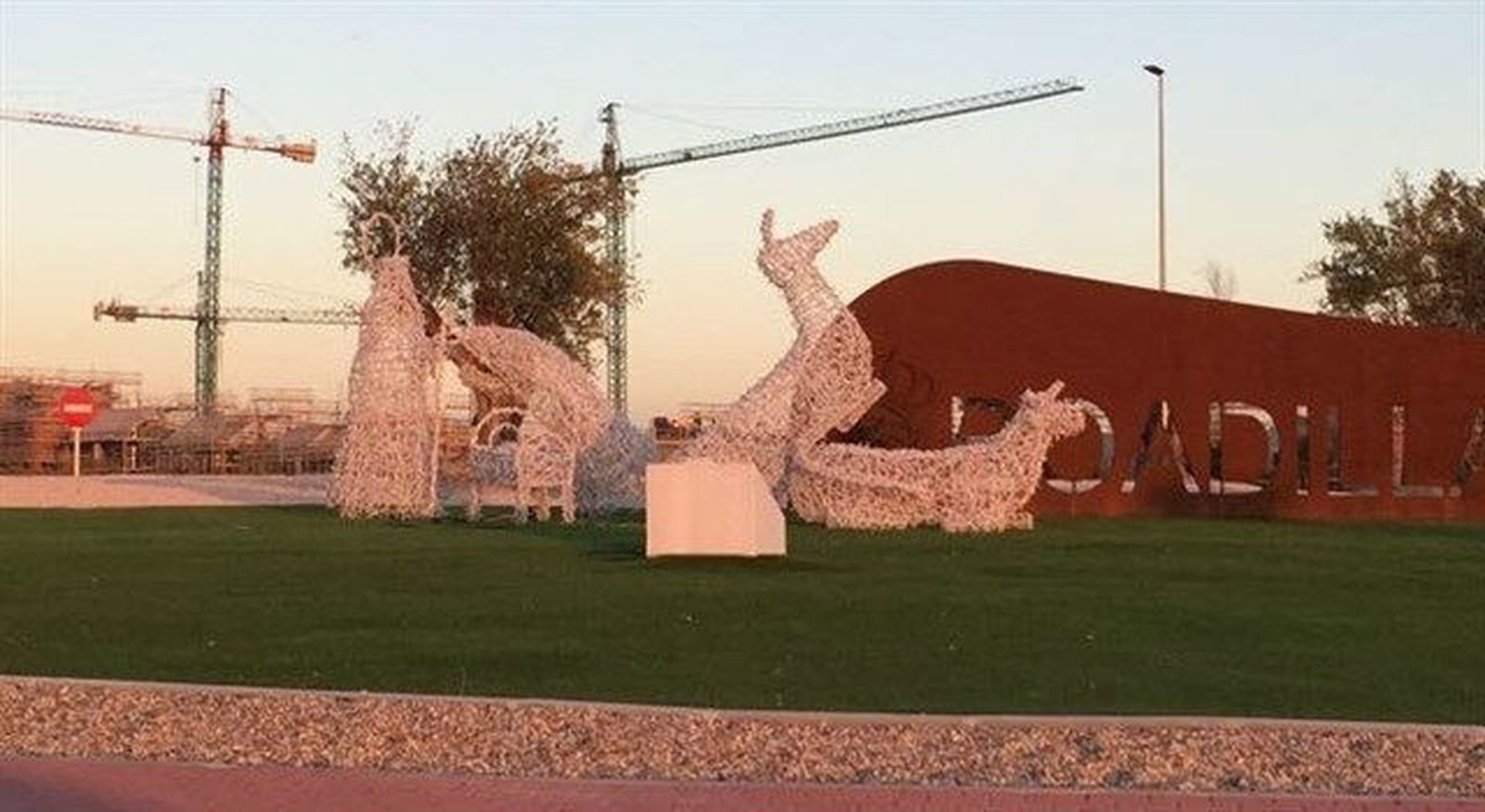 Actos vandálicos contra un Belén instalado en Boadilla