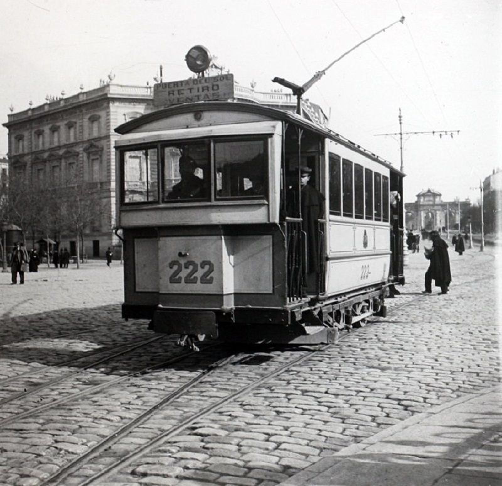Cuando los tranvías circulaban por las calles de Madrid
