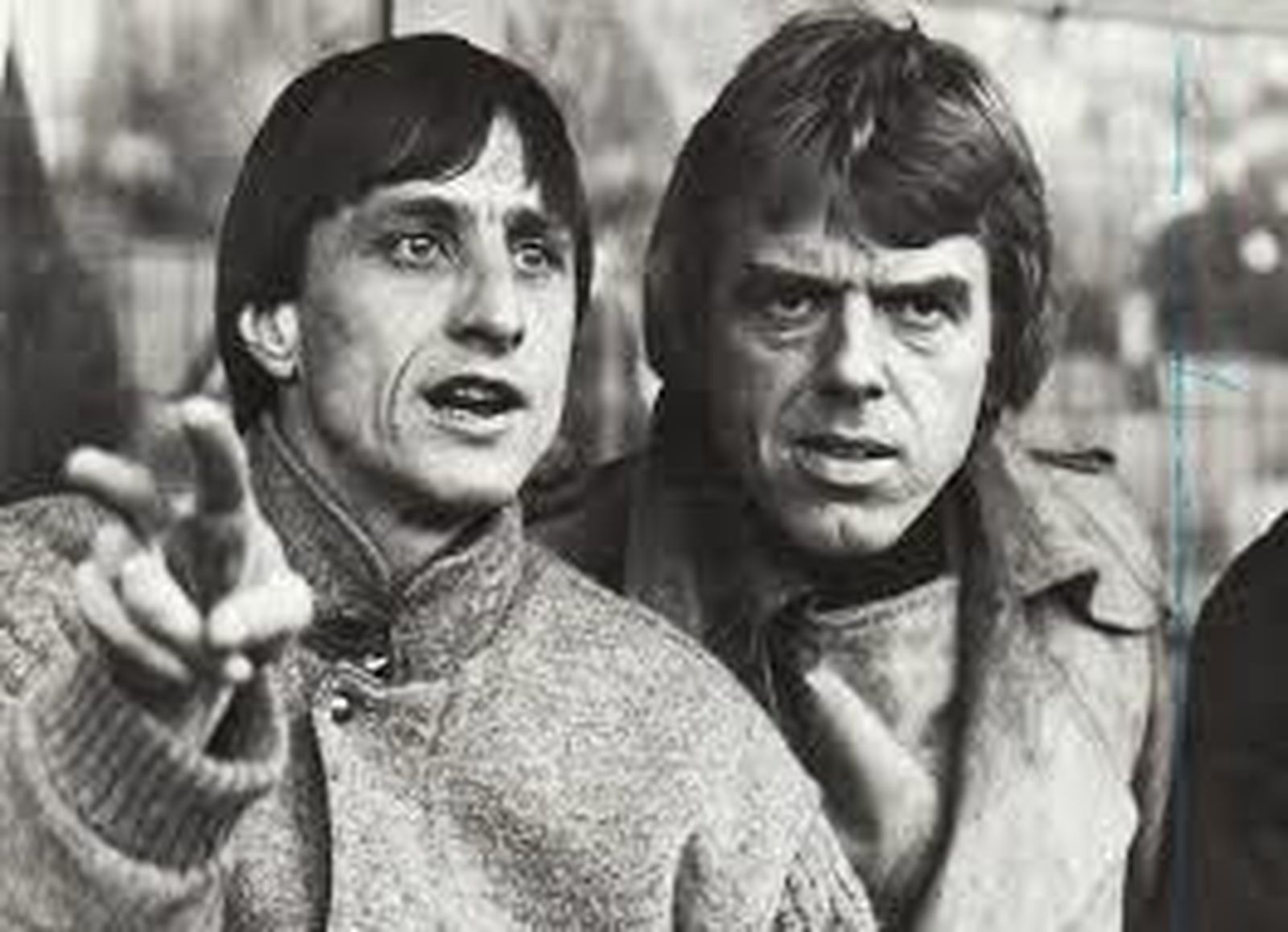 Johan Cruyff y Leo Beenhakker