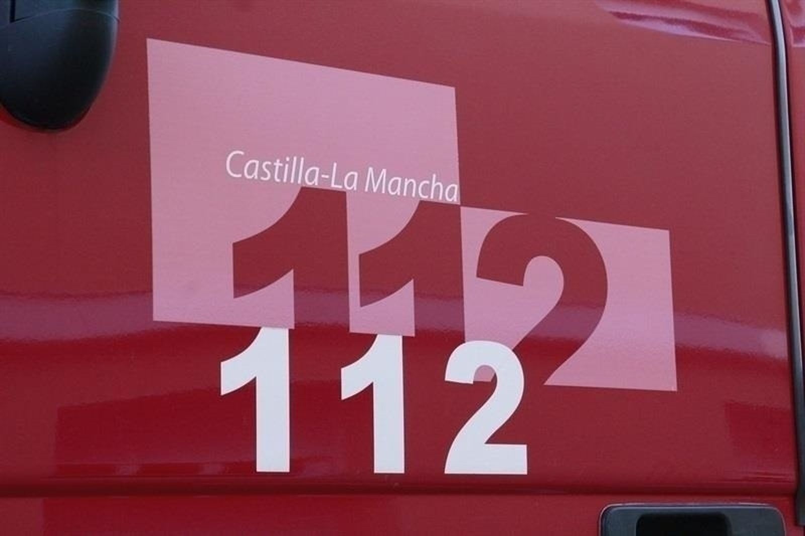 Ambulancia del servicio de emergencias Castilla La Mancha 112