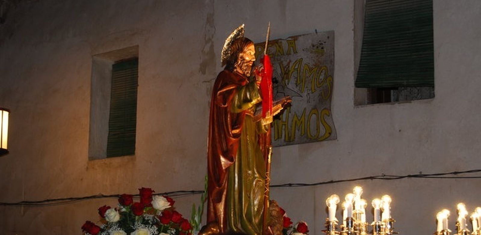 Imagen de San Marcos en procesión