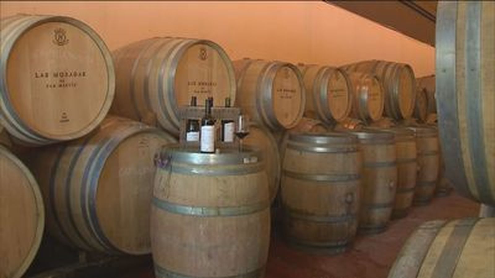 Interior de una bodega de la subzona de San Martín de Valdeiglesias