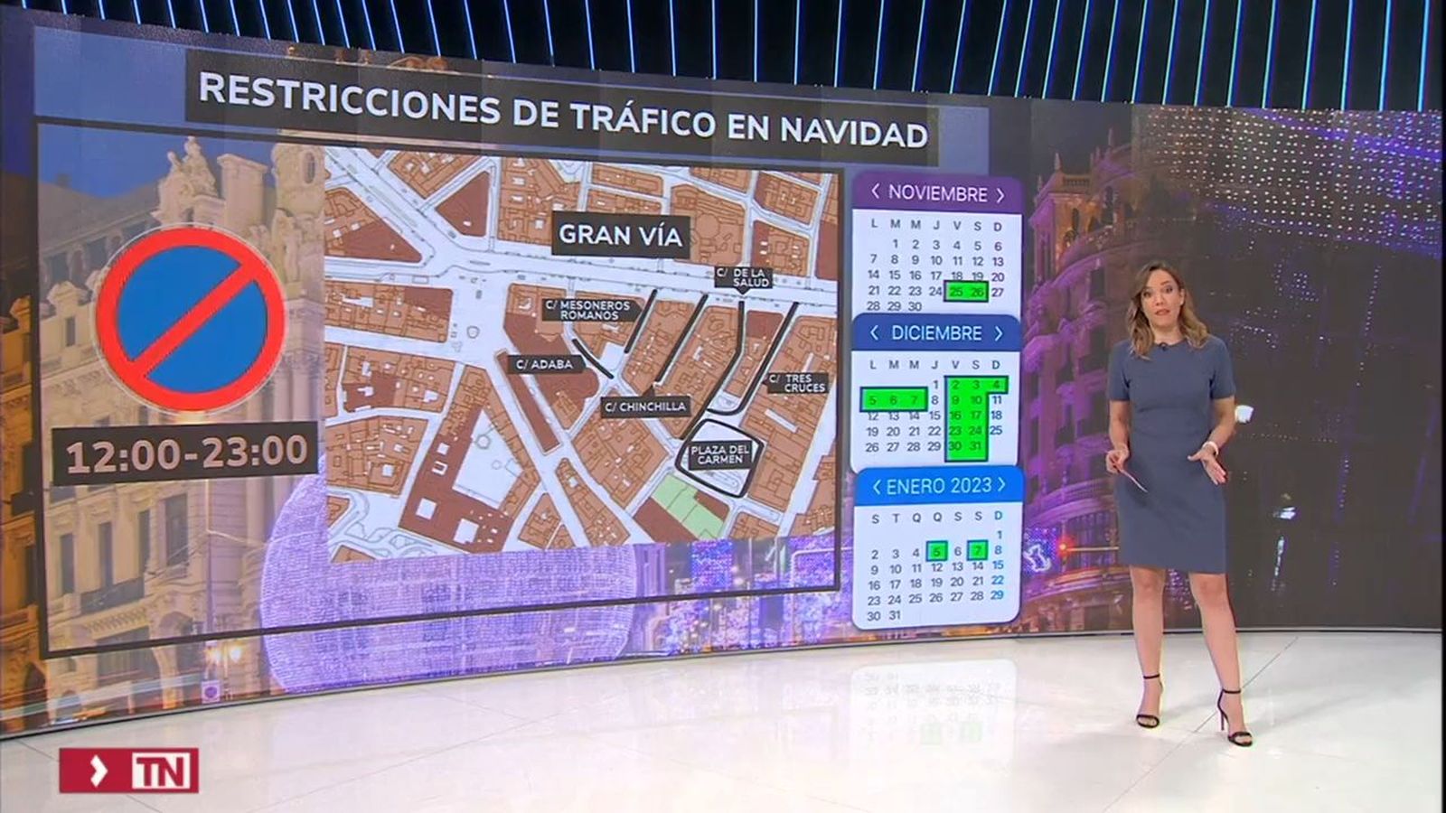 Restricciones de parking en Navidad