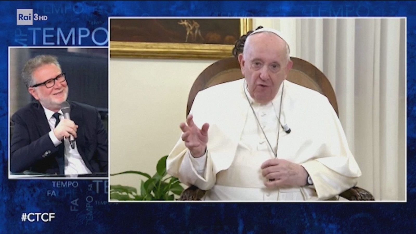 Francisco, primer Papa en participar en un 'talk show' televisivo