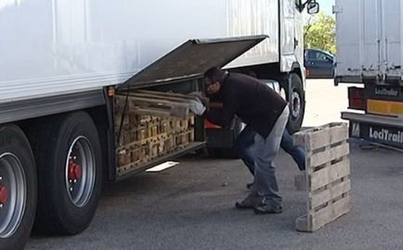 Camioneros detenidos