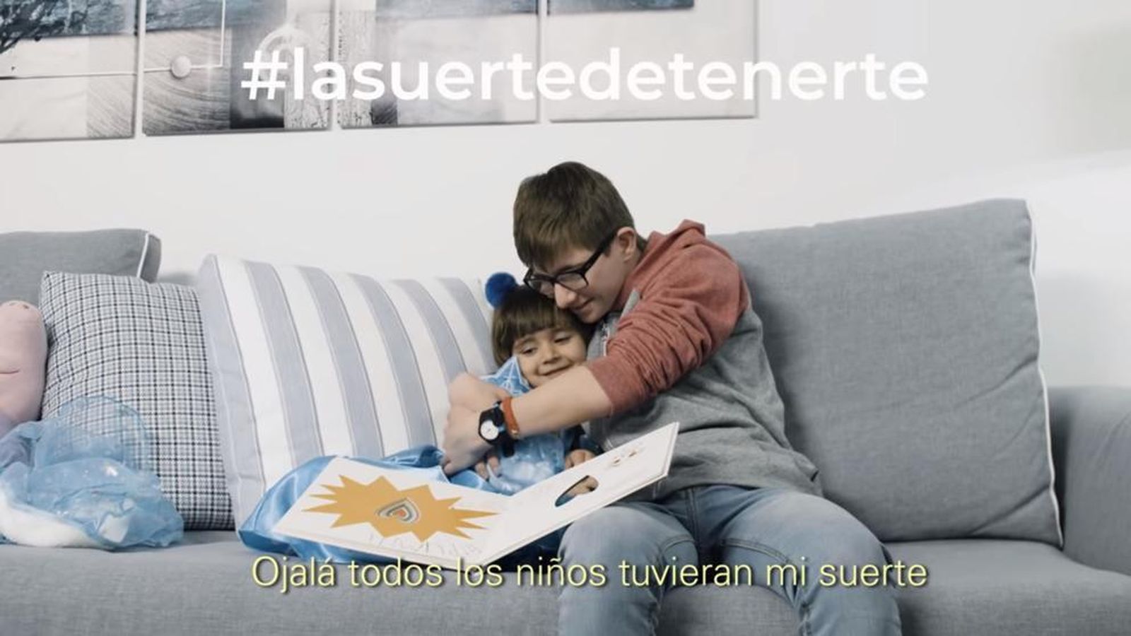 'La suerte de tenerte', el vídeo más tierno de Down