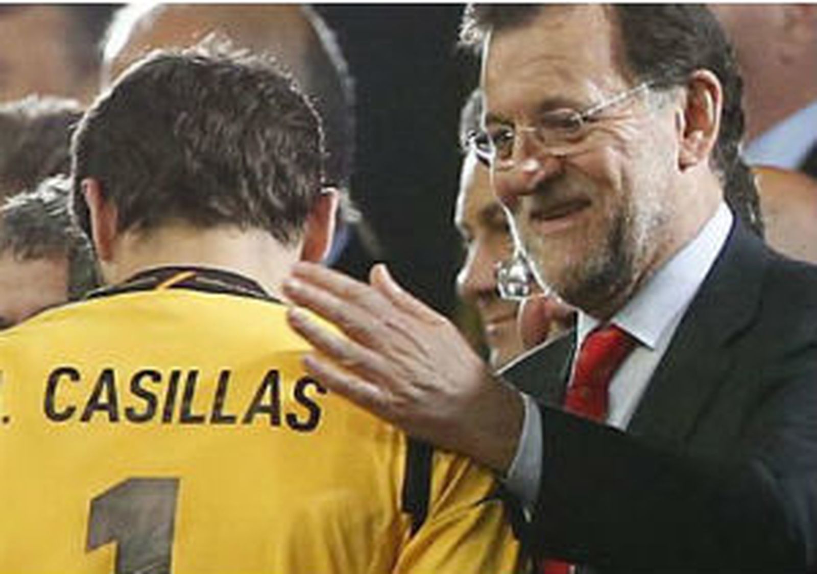 Casillas y Rajoy