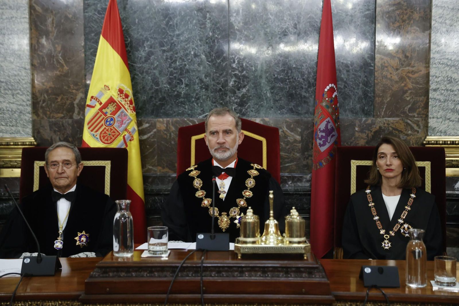 El presidente del TS pide a PP y PSOE sacar de la Justicia sus "intereses partidarios" en el nuevo año judicial
