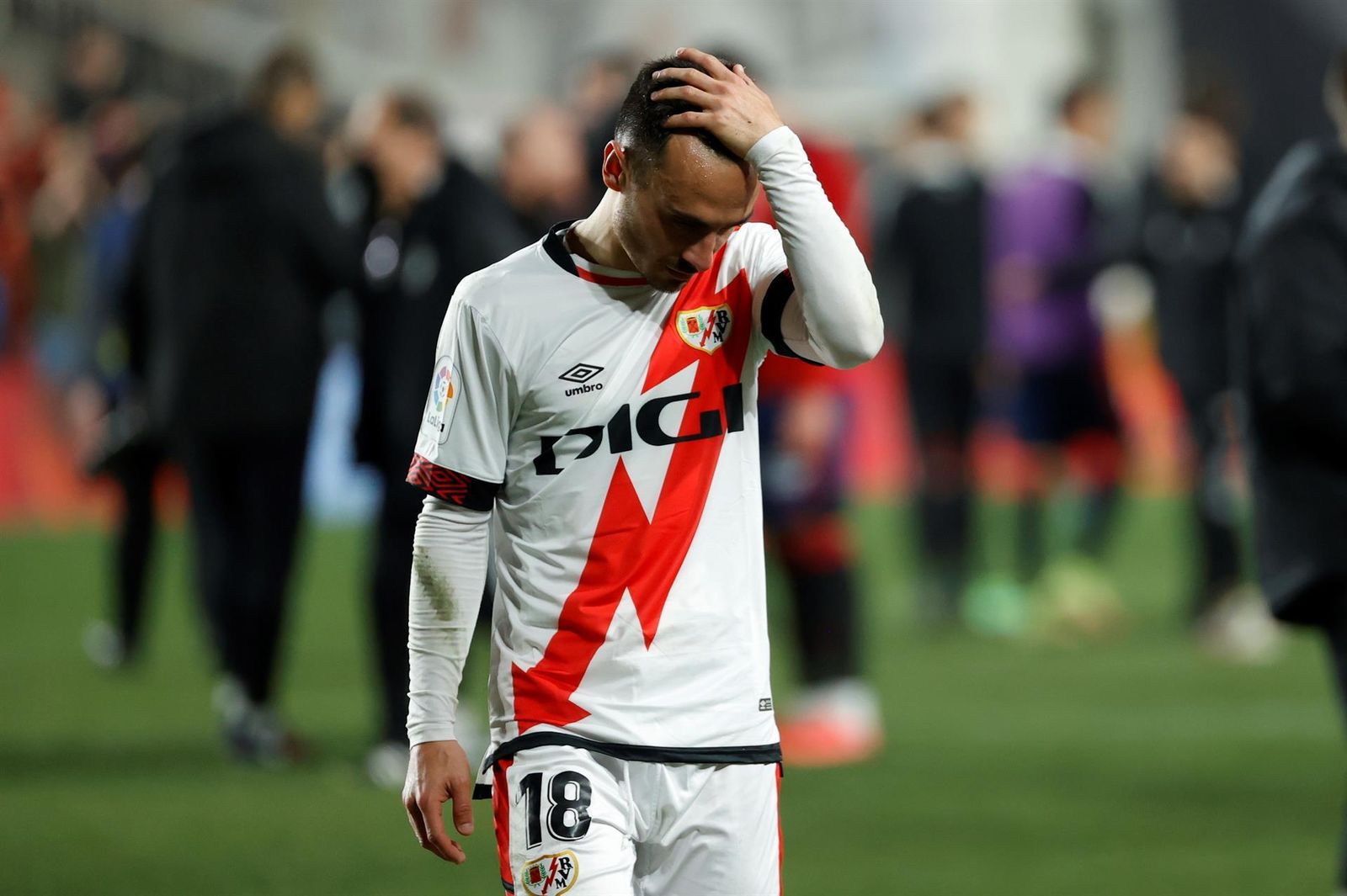 El centrocampista del Rayo Vallecano, Álvaro García