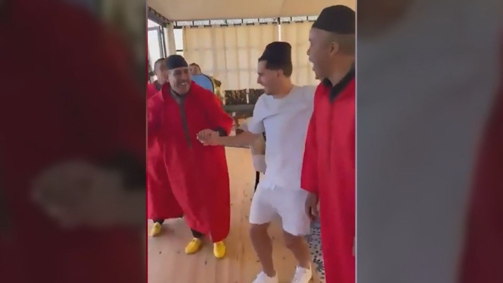Brahim baila con Marruecos
