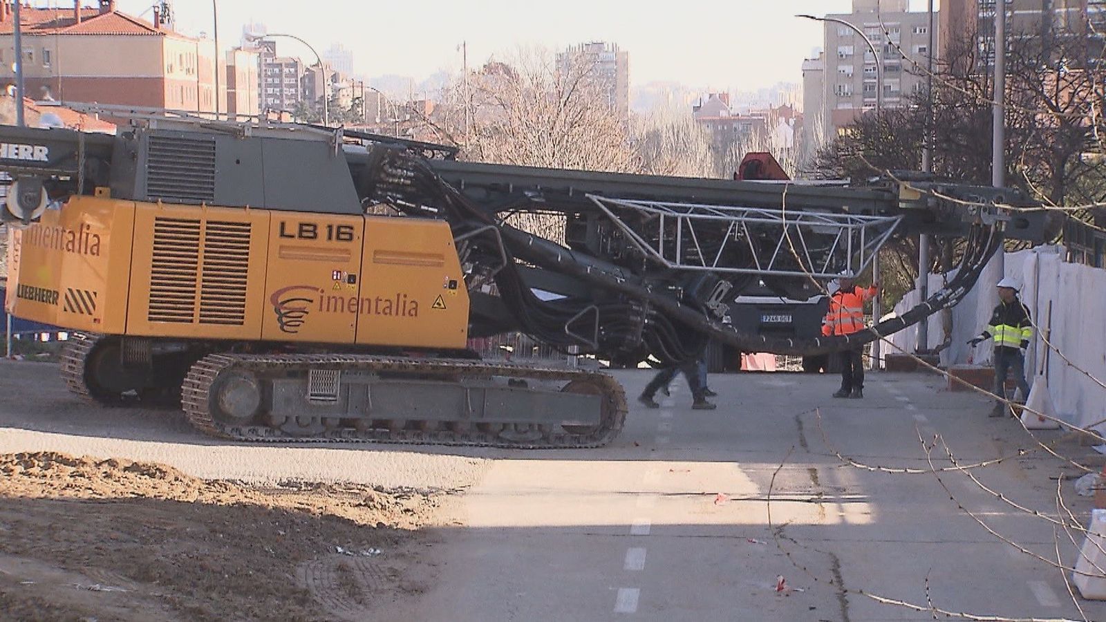 Comienzan las obras de perforación para el 'esqueleto' del futuro túnel de la A-5