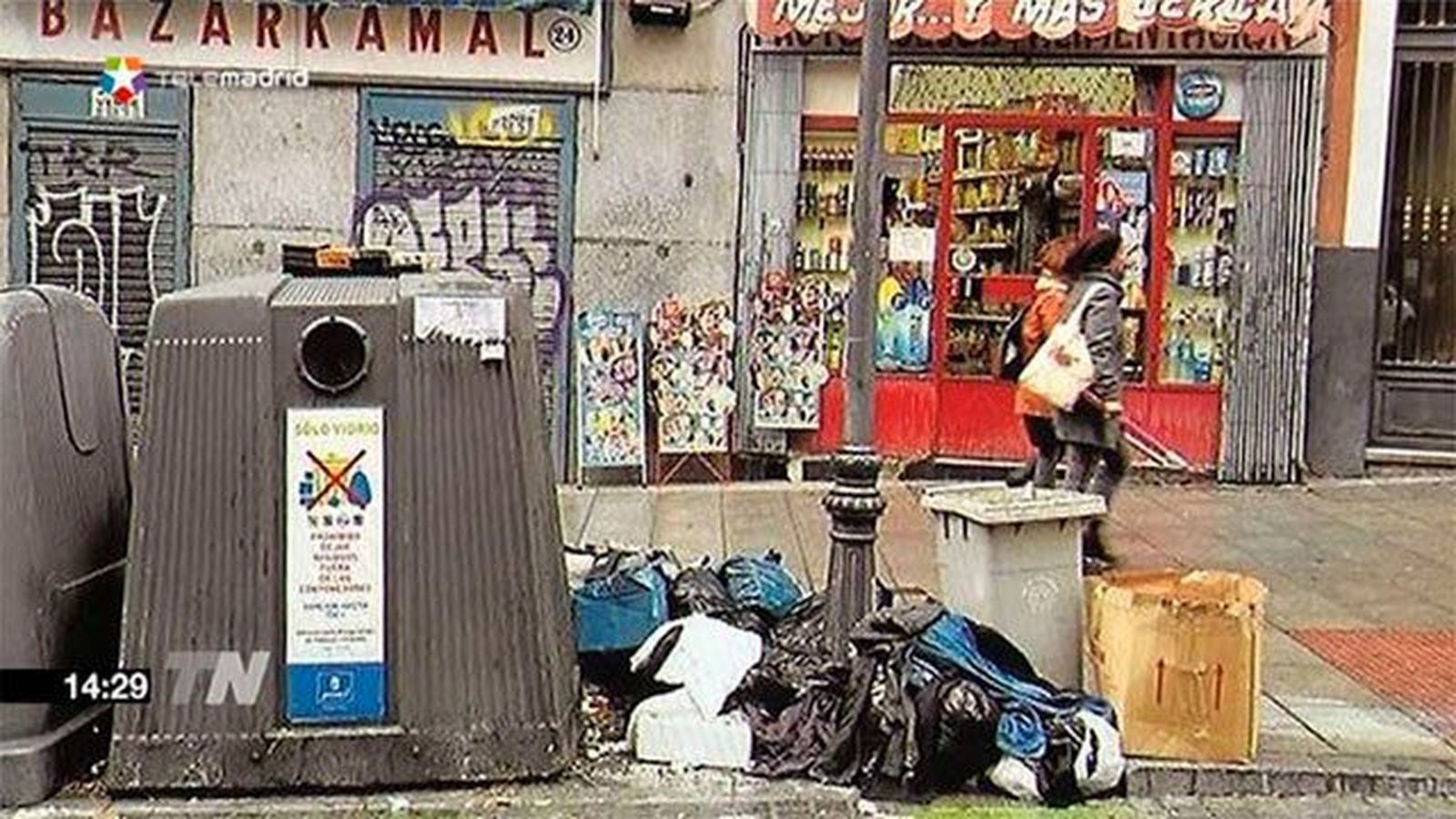 La denuncia de la suciedad en Madrid toma las redes sociales