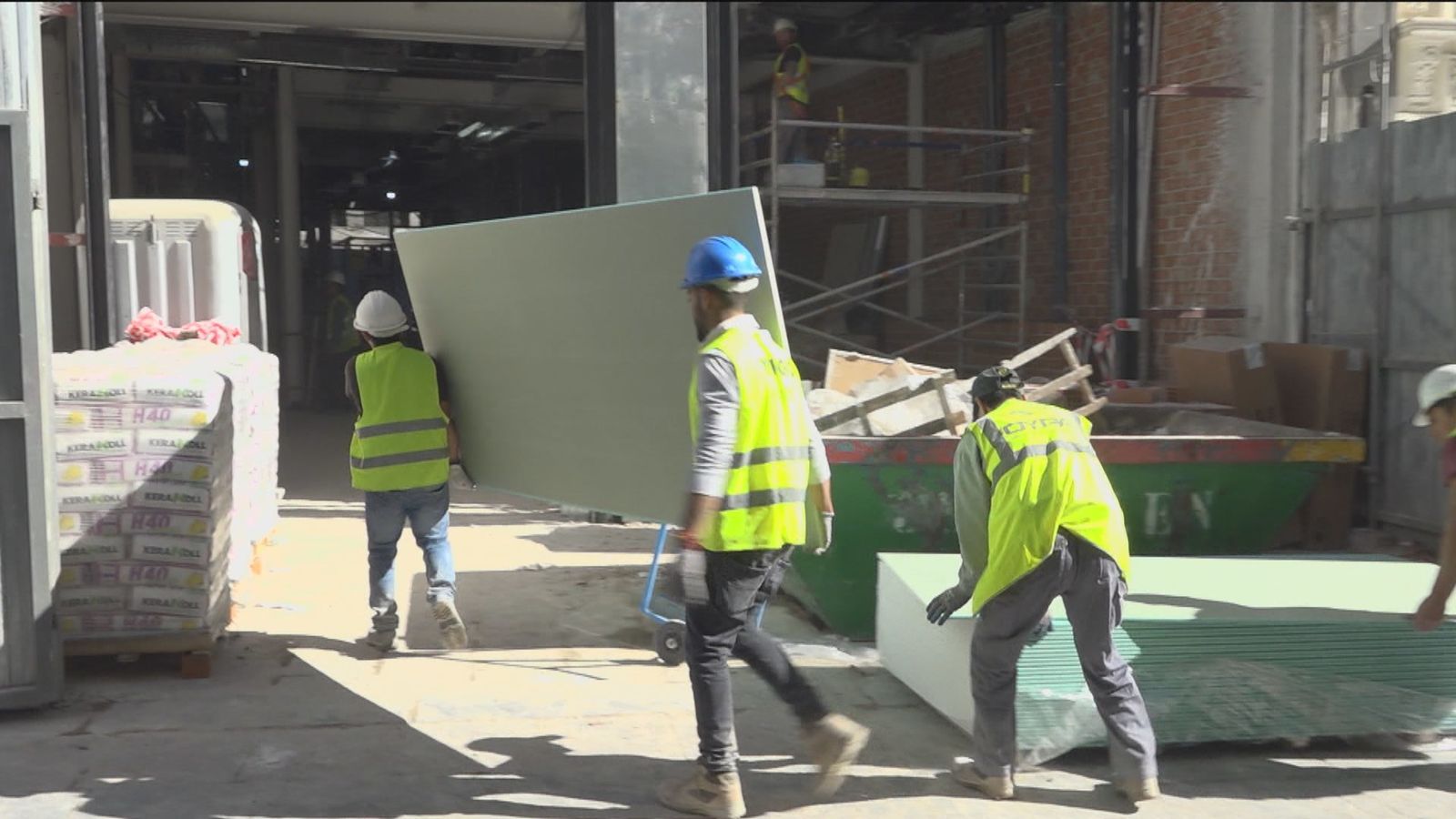Trabajadores de la construcción