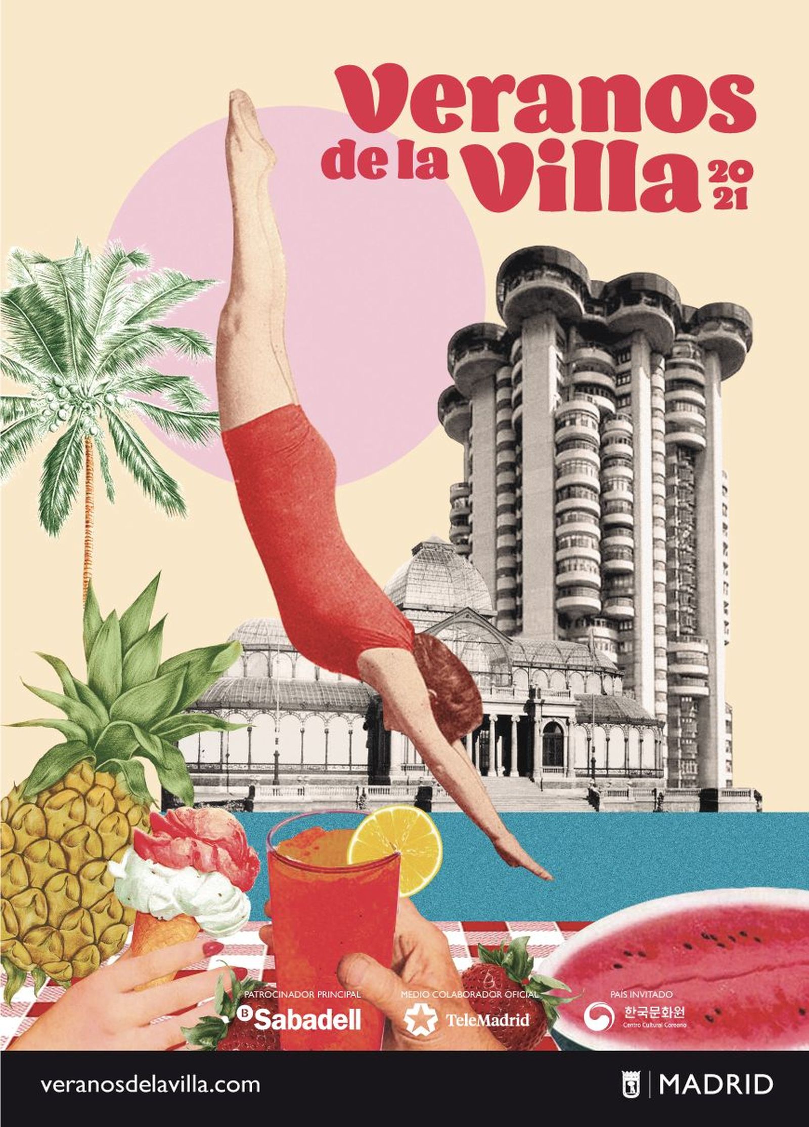 Cartel de los Veranos de la Villa