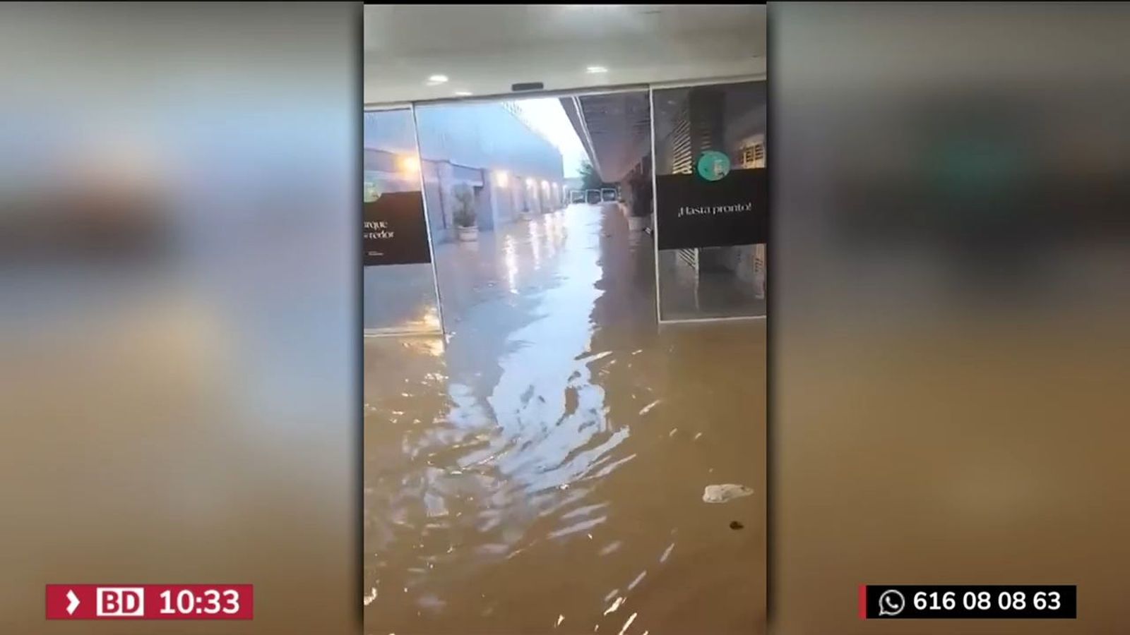 Parque Corredor inundado