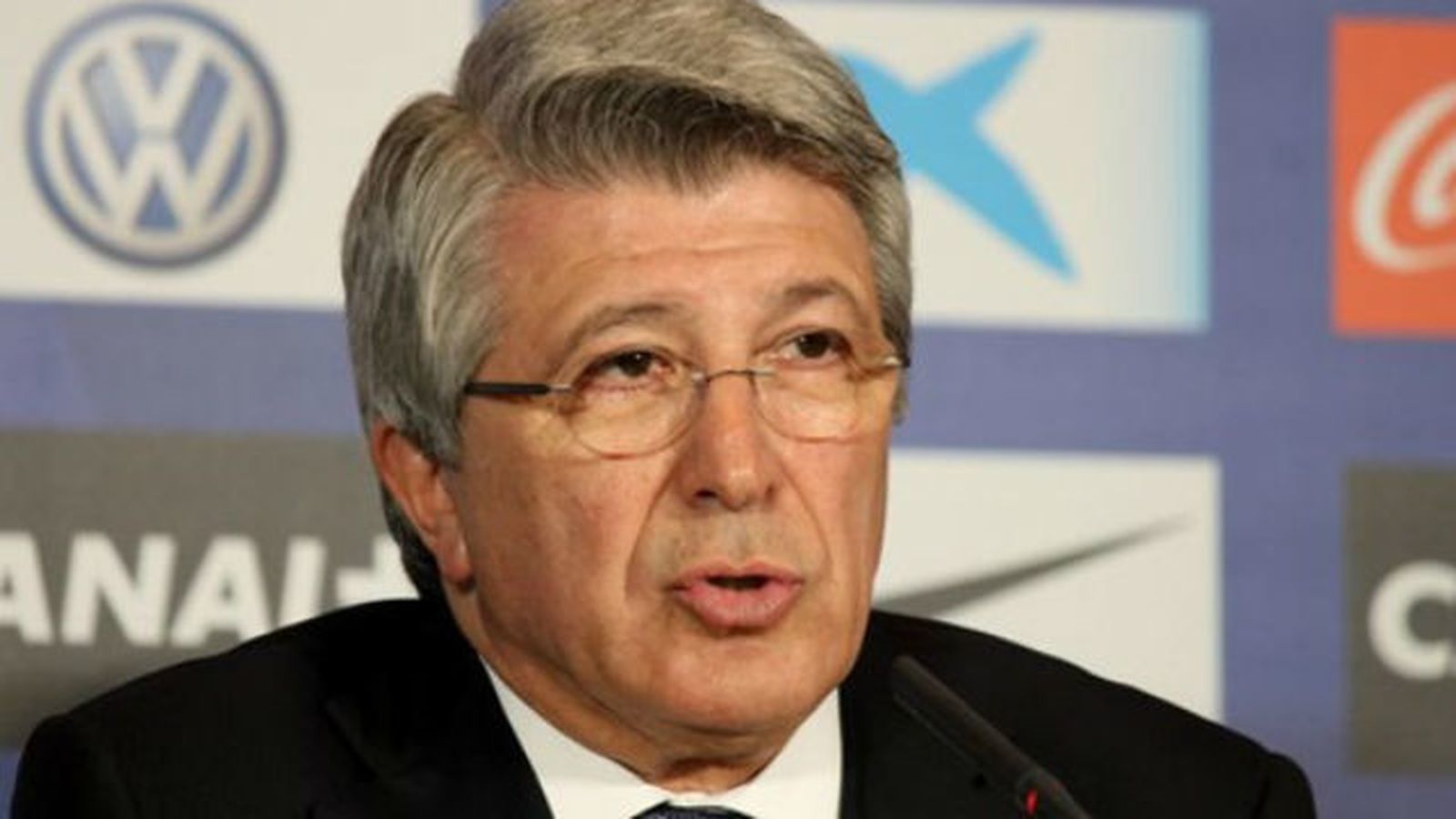 Enrique Cerezo, presidente del At. Madrid