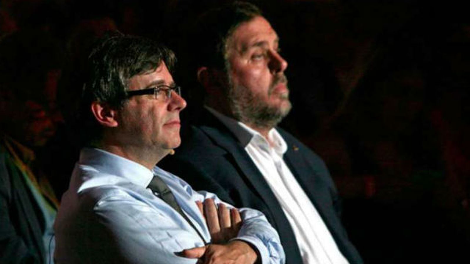 Puigdemont y Junqueras