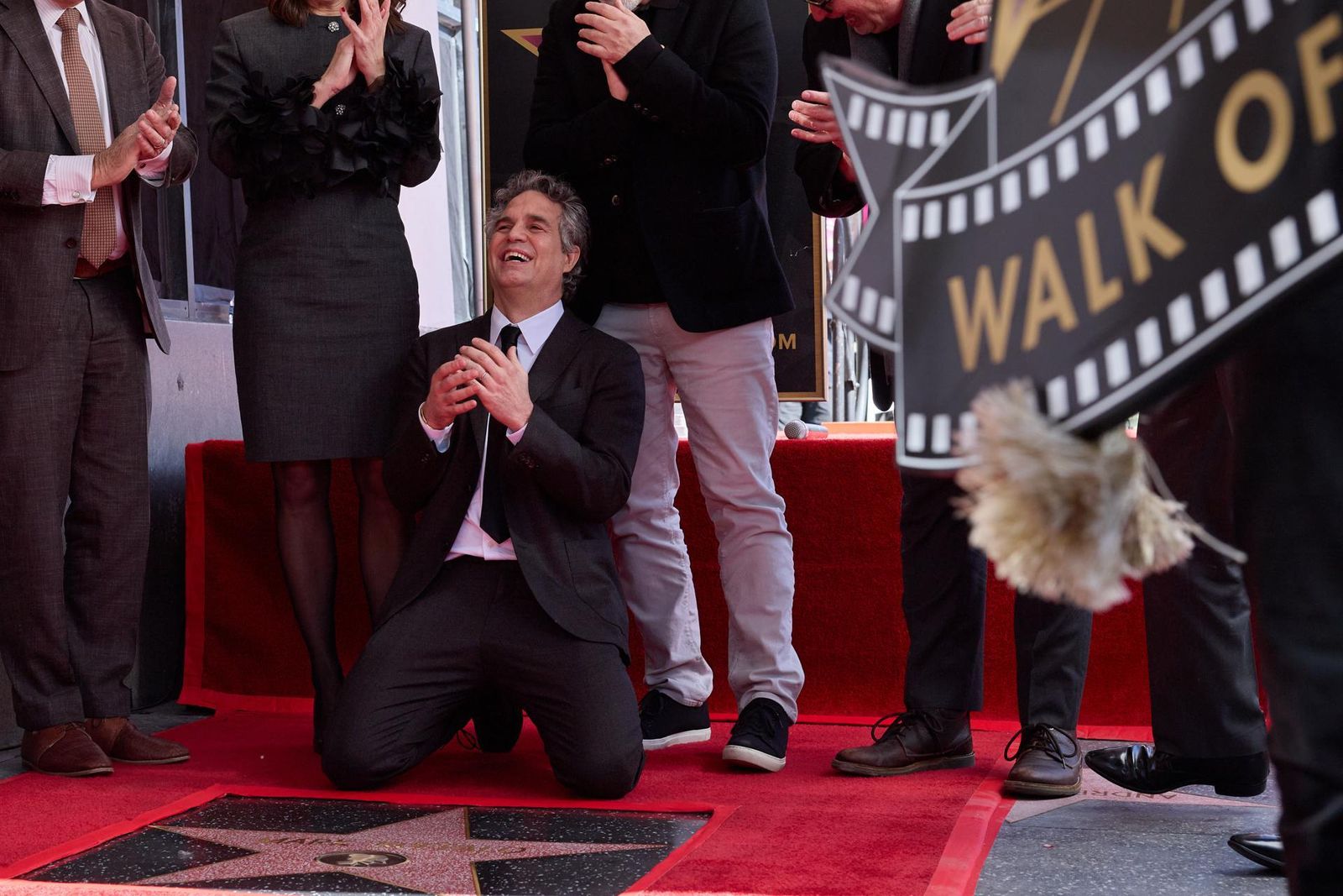 Mark Ruffalo en el Paseo de la Fama de Howllywood