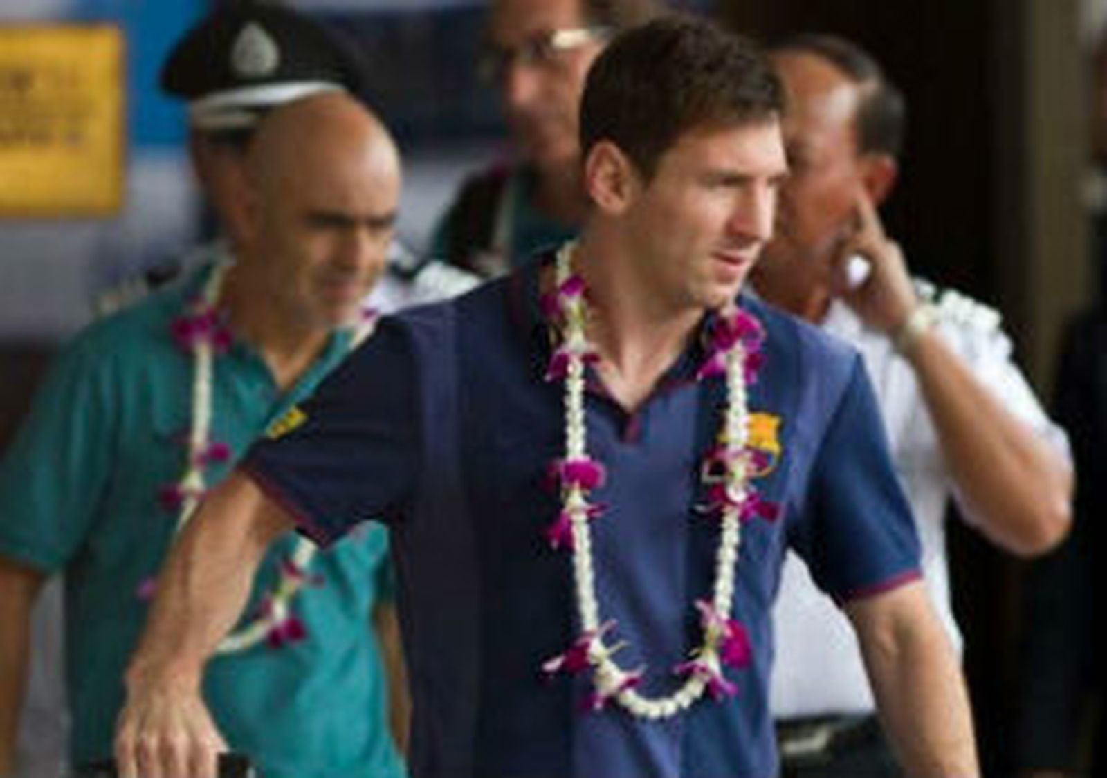 Messi, en Tailandia