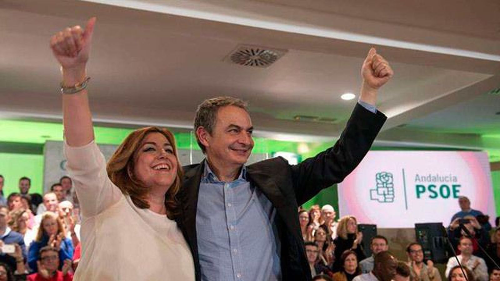 Zapatero apuesta por Susana Díaz: Tiene "mas manera de lider" que sus oponentes