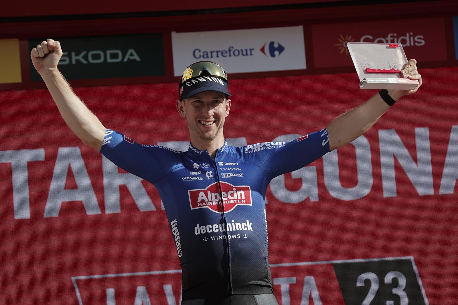 El australiano Kaden Groves ganador dela cuarta etapa de La Vuelta 2023