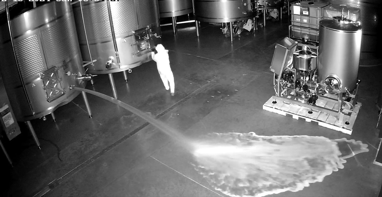 Vídeo de seguridad de las bodegas de Cepa 21
