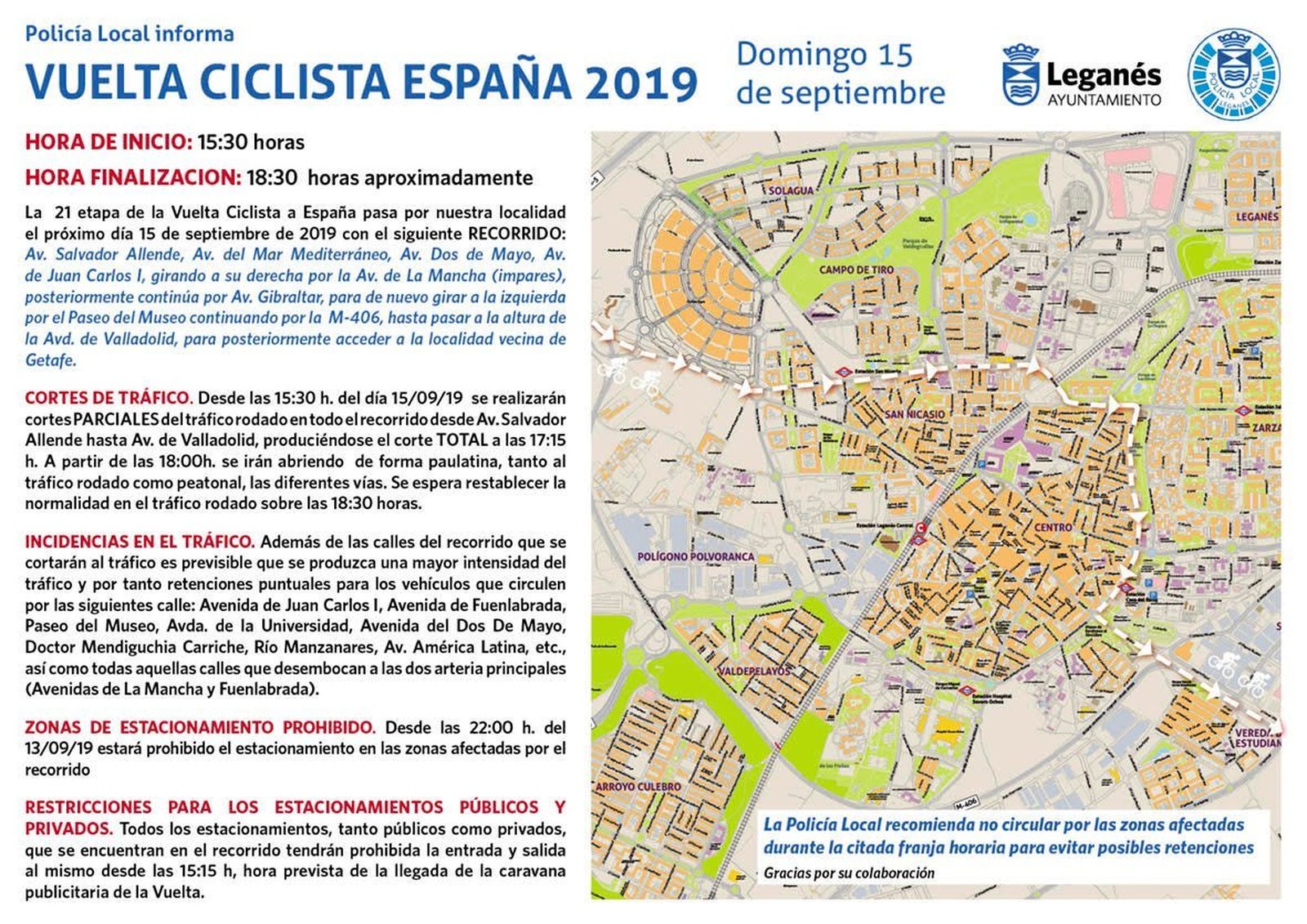 La Vuelta pasa por Leganés