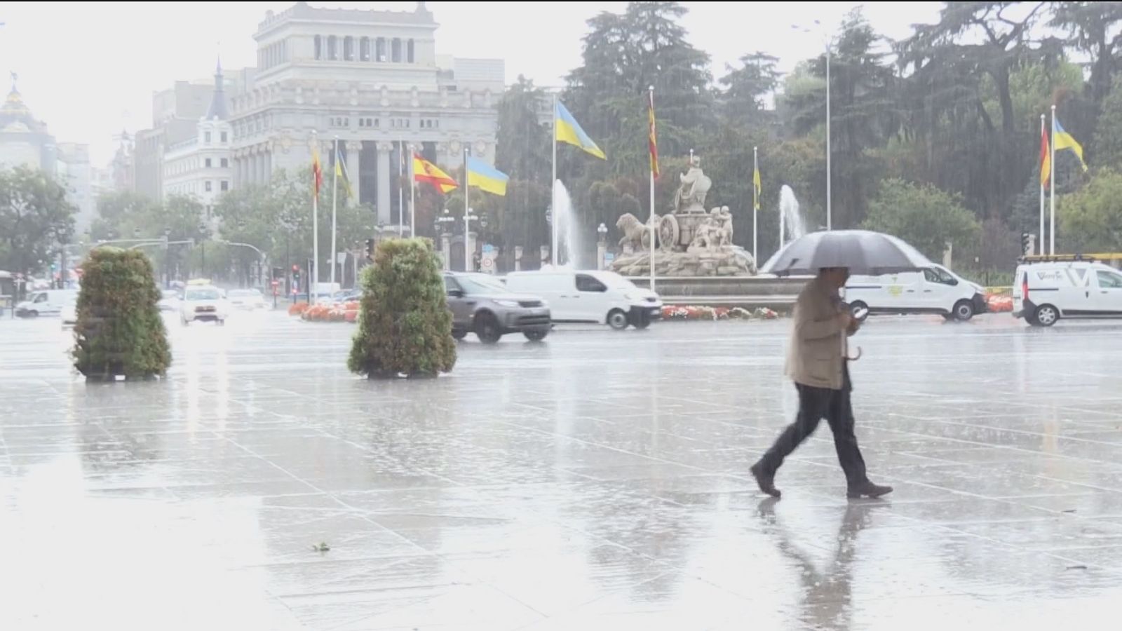 Madrid en riesgos por lluvias