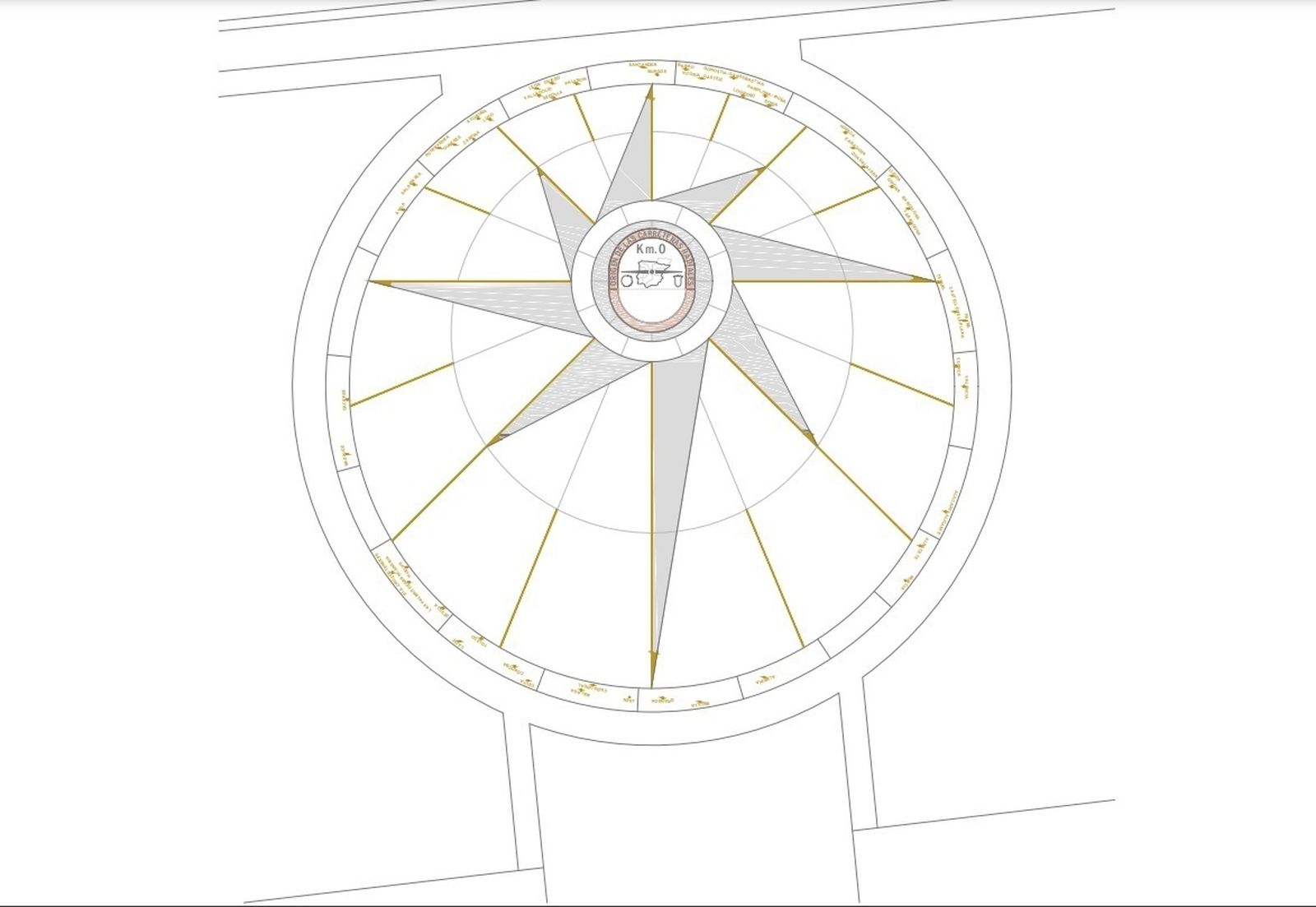Nuevo km cero de la Puerta del Sol